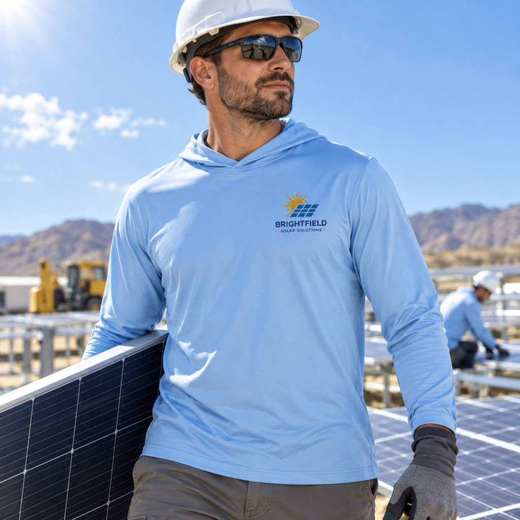 Custom Contractor Sun Hoodie β Sport-Tek ST420LSH